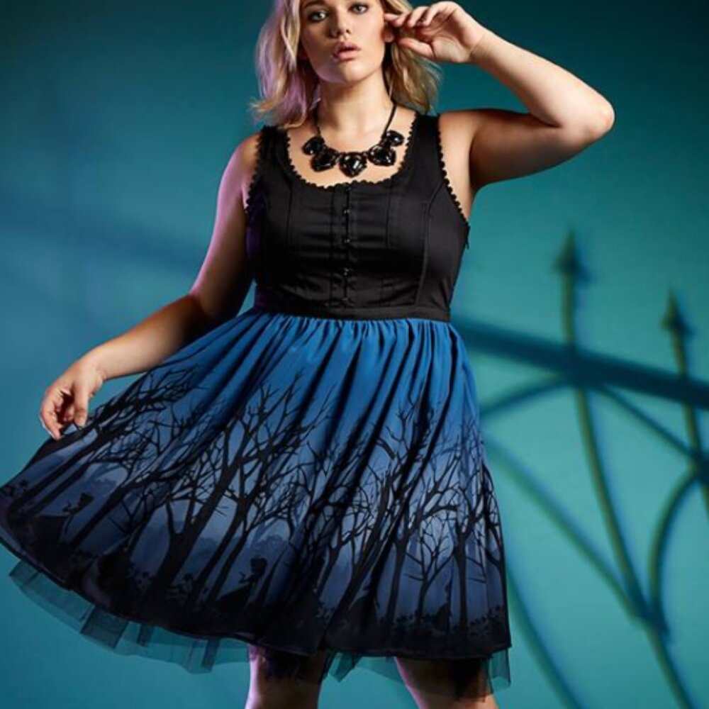 TORRID Alice in Wonderland Limited Edition Dress - Semi Formal